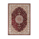 Tapis oriental en polyester avec franges Lakos