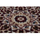 Tapis oriental en polyester avec franges Lakos