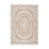Tapis baroque avec franges doux Kamal