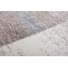 Tapis contemporain beige et argenté en polypropylène Durham