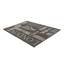 Tapis gris Fipoca Travel