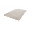 Tapis effet soie en viscose fait main beige Premium