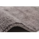 Tapis effet soie en viscose fait main beige Premium