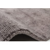 Tapis effet soie en viscose fait main beige Premium