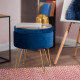 Pouf 3 en 1 en polyester Sardinia