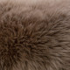 Coussin à poils longs en laine naturelle Gayal