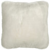 Coussin effet peau de mouton en acrylique shaggy Berenike