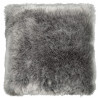 Coussin effet peau de mouton en acrylique shaggy Berenike