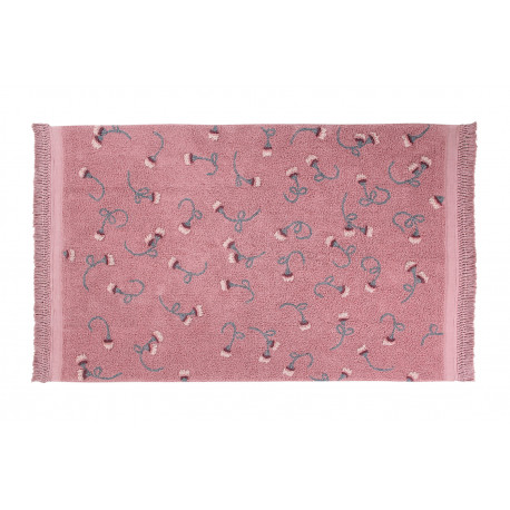 Tapis avec franges floral English Garden Lorena Canals