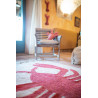 Tapis avec franges beige design Lobster Lorena Canals