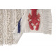 Tapis lavable en machine beige avec franges Mini Lobster L Lorena Canals