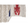 Tapis lavable en machine beige avec franges Mini Lobster L Lorena Canals