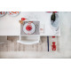 Tapis lavable en machine beige avec franges Mini Lobster L Lorena Canals
