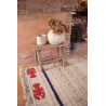 Tapis lavable en machine beige avec franges Mini Lobster L Lorena Canals