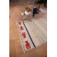 Tapis lavable en machine beige avec franges Mini Lobster L Lorena Canals