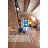 Tapis lavable en machine beige avec franges Mini Lobster L Lorena Canals