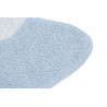 Tapis enfant en forme d'étoile bleu Happy Star Lorena Canals