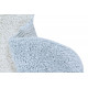 Tapis enfant en forme d'étoile bleu Happy Star Lorena Canals
