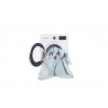 Tapis enfant en forme d'étoile bleu Happy Star Lorena Canals