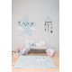 Tapis enfant en forme d'étoile bleu Happy Star Lorena Canals