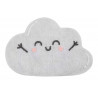 Tapis enfant en forme de nuage gris Happy Cloud Lorena Canals
