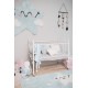 Tapis lavable en machine enfant gris Happy Star Lorena Canals