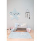 Tapis lavable en machine enfant gris Happy Star Lorena Canals