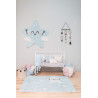 Tapis lavable en machine enfant gris Happy Star Lorena Canals