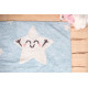 Tapis lavable en machine enfant gris Happy Star Lorena Canals