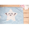 Tapis lavable en machine enfant gris Happy Star Lorena Canals