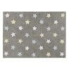 Tapis enfant en coton Tricolor Stars Lorena Canals