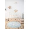 Tapis rond enfant lavable en machine bleu Baby, you rock! Lorena Canals