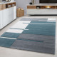 Tapis effet 3D design pour salon rectangle Nils