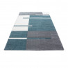 Tapis effet 3D design pour salon rectangle Nils