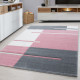 Tapis effet 3D design pour salon rectangle Nils