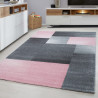 Tapis contemporain rectangle graphique Salmon