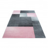 Tapis contemporain rectangle graphique Salmon