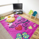 Tapis pour chambre de fille lilas Osia