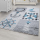 Tapis pour enfant rectangle Nathen