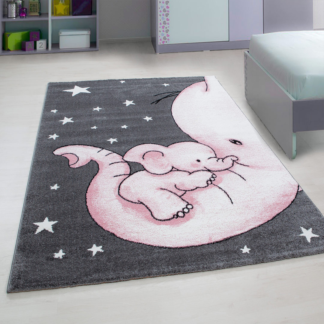 Tapis Rectangle Pour Chambre Enfant éléphant Zoupiou