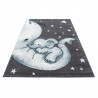 Tapis rectangle pour chambre enfant éléphant Zoupiou