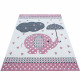 Tapis de chambre enfant rectangle Luna