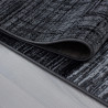 Tapis contemporain pour salon noir Rozza