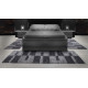 Tapis shaggy design rectangle géométrique Oficio