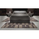 Tapis shaggy design rectangle géométrique Oficio