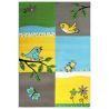 Tapis jaune pour chambre enfant Cuicui