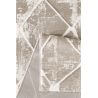 Tapis brillant design en polypropylène rectangle Artemis