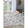 Tapis scandinave géométrique brillant pour salon Jonasse