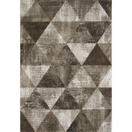 Tapis scandinave à courtes mèches géométrique Luxor