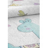 Tapis blanc pour chambre d'enfant Lamini